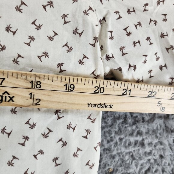 Project Red Mens Large Cream Long Sleeve Button Up *NWT* - Picture 8 of 11